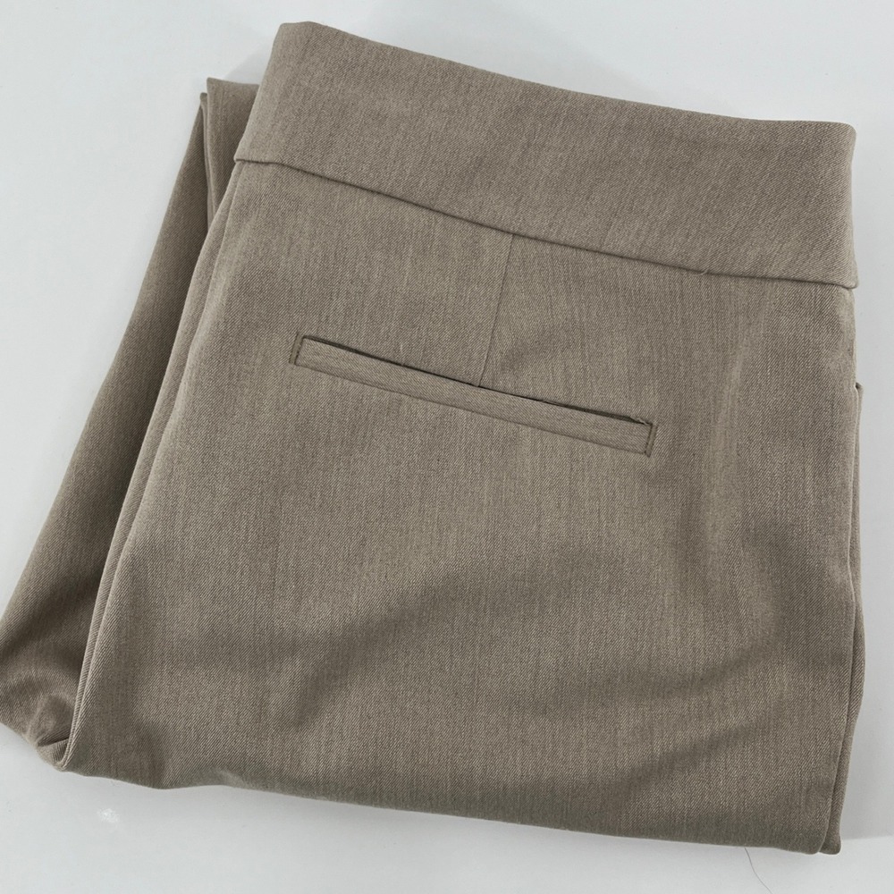 Ann Taylor Factory Women Taupe Straight Leg Dress Pants Size 6 P19-606